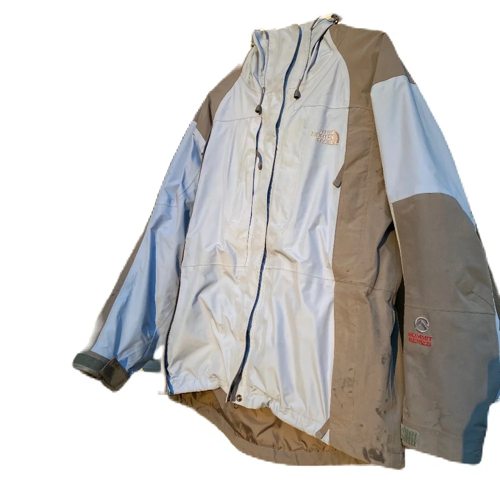The North Face Summit Series Gortex jacket blue gray Medium